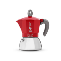 Bialetti Moka 2 Cup Induction Pot - Red