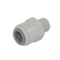 Straight Adaptor, 3/8" PF to 1/4" BSPT Male - PI011202S