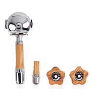 ECM Manufacture Olive Wood Rotary Handle Set - 89487