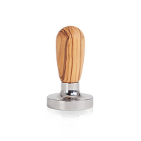 ECM Manufacture Olive Wood Flat Tamper - 89491