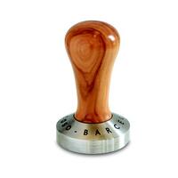 Ascaso I.4005 : Olive Wood Handle Stainless Steel Tamper 58mm