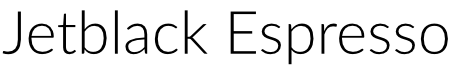 Jetblack Espresso logo